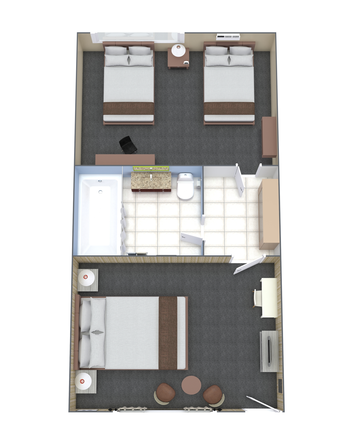 2 Bedroom Layout