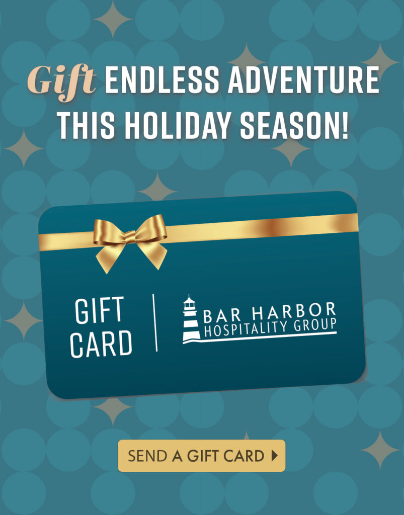 Give the gift of adventure this holiday season with a Bar Harbor Motel gift card.